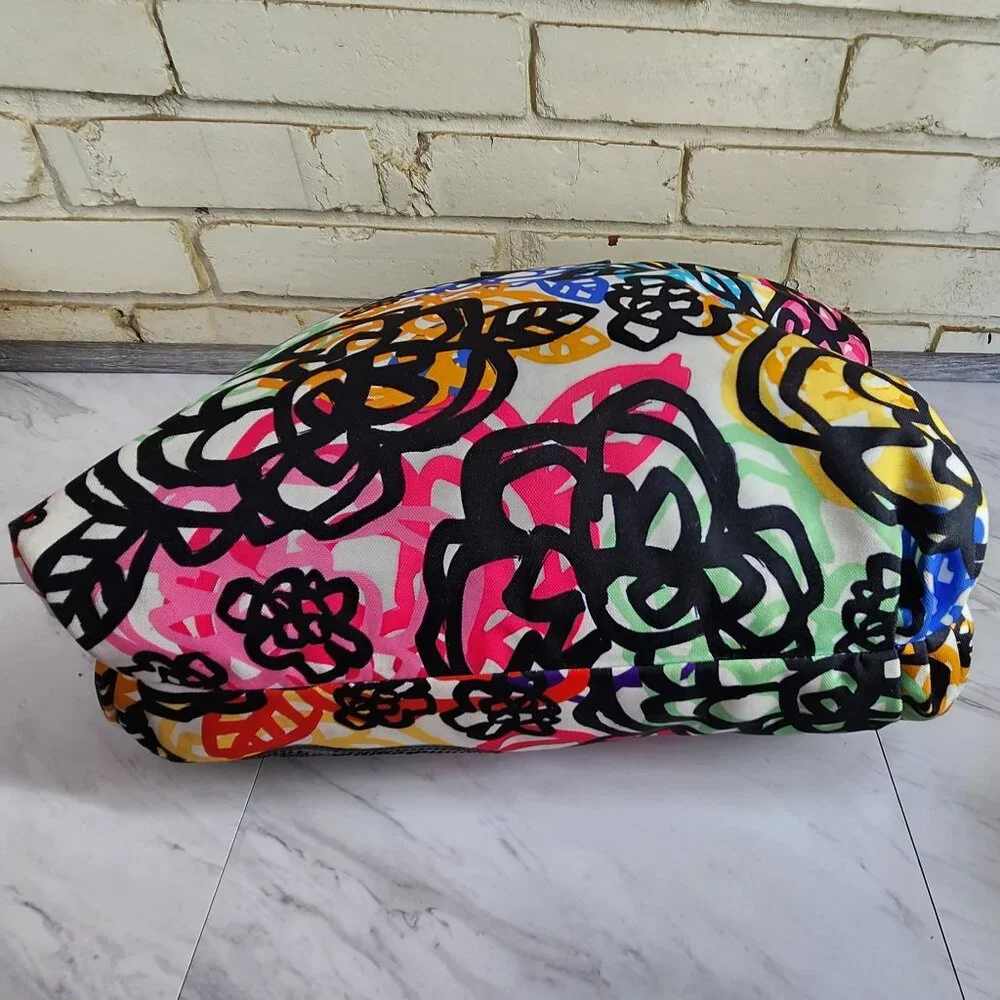 Euc Coach Poppy Graffitti Multi-Color Xlarge Tote Bag Purse…